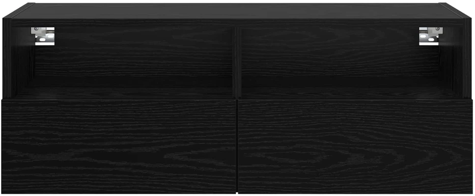 TV staliukas TV sieninė spintelė 80 x 30 x 30 cm Juodas ąžuolas
