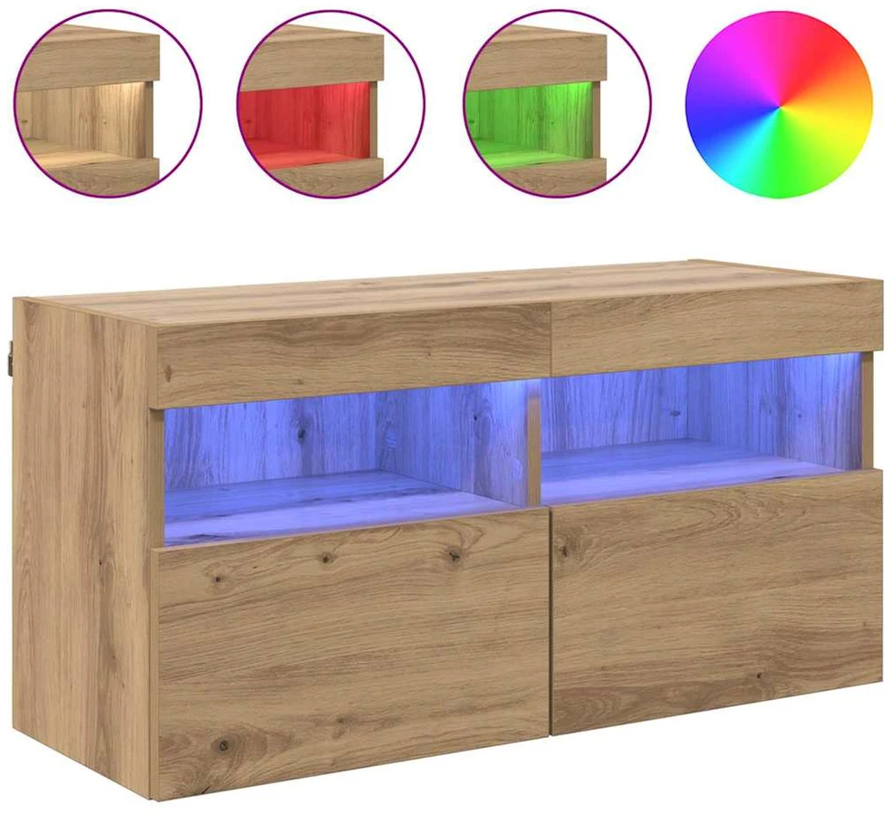 TV staliukas TV sieninė spintelė 80 x 30 x 40 cm Amatininkų ąžuolas