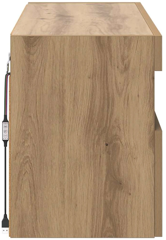 TV staliukas TV sieninė spintelė 80 x 30 x 40 cm Amatininkų ąžuolas