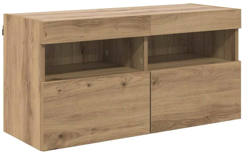 TV staliukas TV sieninė spintelė 80 x 30 x 40 cm Amatininkų ąžuolas