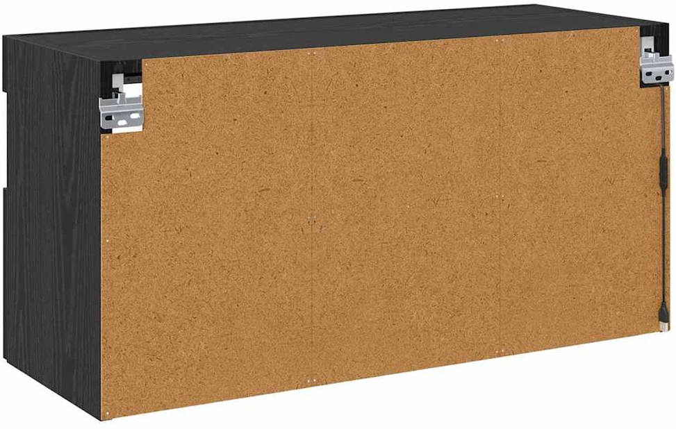 TV staliukas TV sieninė spintelė 80 x 30 x 40 cm Juodas ąžuolas