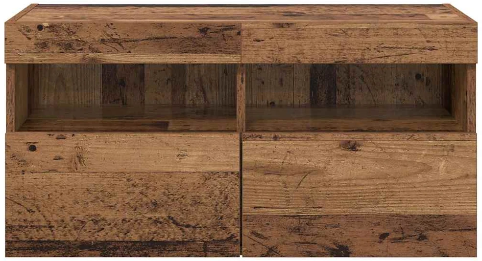 TV staliukas TV sieninė spintelė 80 x 30 x 40 cm Senovinis medis