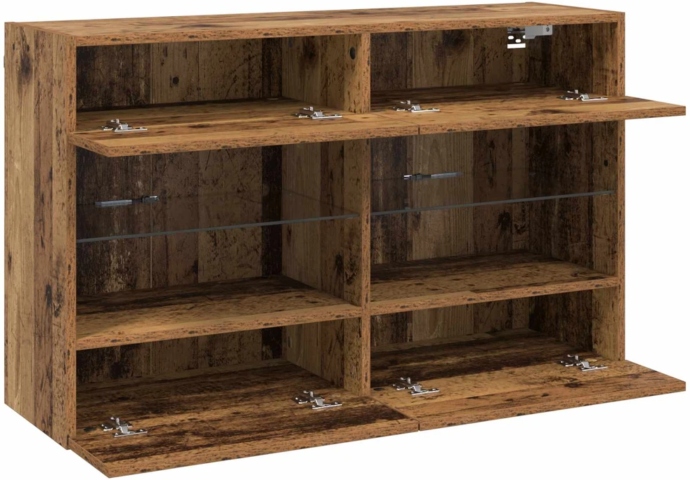 TV staliukas TV sieninė spintelė 98,5 x 30 x 60,5 cm Senovinis medis