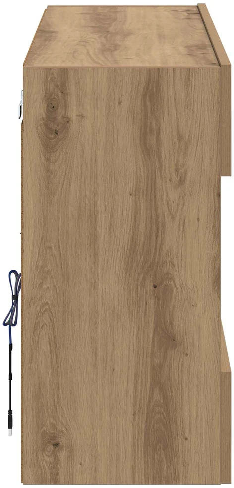 TV sieninė spintelė 98,5 x 30 x 60,5 cm Amatininkų ąžuolas