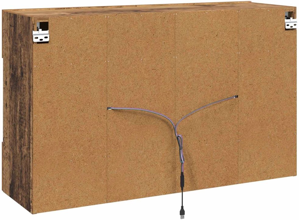 TV staliukas TV sieninė spintelė 98,5 x 30 x 60,5 cm Senovinis medis