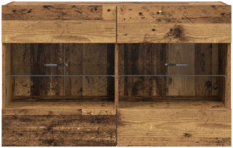 TV staliukas TV sieninė spintelė 98,5 x 30 x 60,5 cm Senovinis medis
