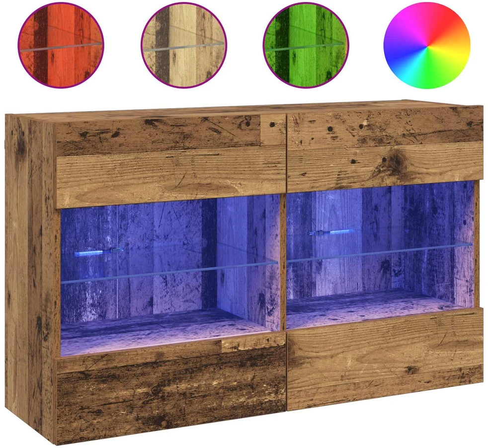TV staliukas TV sieninė spintelė 98,5 x 30 x 60,5 cm Senovinis medis