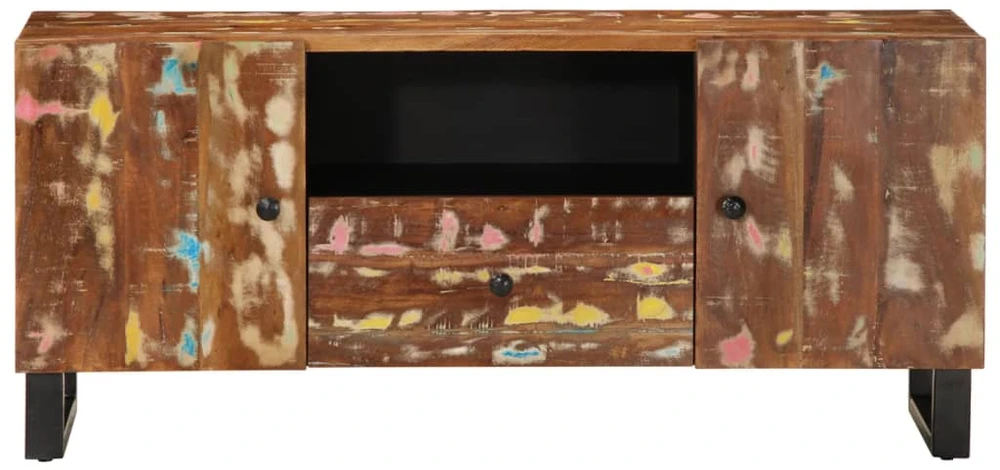 TV staliukas TV spintelė, 105x33,5x46cm, perdirbta/apdirbta mediena
