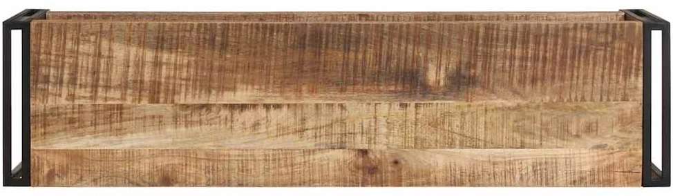 TV staliukas TV spintelė, 120x30x40cm, neapdorotos mango medienos masyvas
