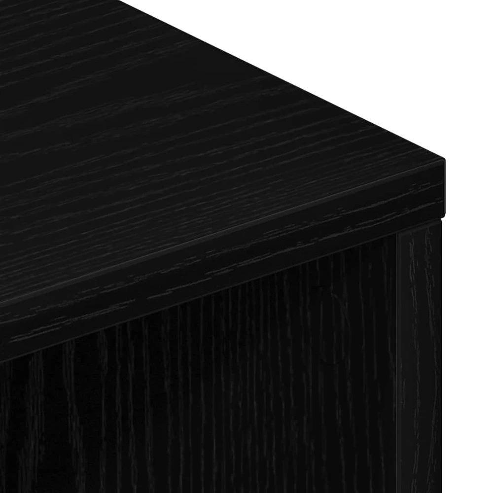TV staliukas TV spintelė, juodo ąžuolo spalvos, 120x34x37 cm, inžinerinė mediena