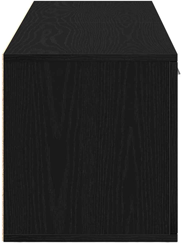 TV staliukas TV spintelė, juodo ąžuolo spalvos, 120x34x37 cm, inžinerinė mediena