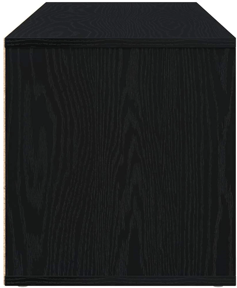 TV staliukas TV spintelė, juodo ąžuolo spalvos, 120x34x37 cm, inžinerinė mediena