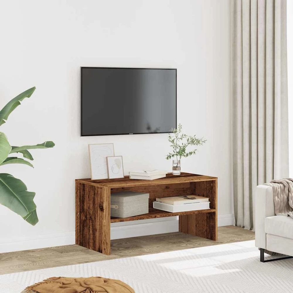 TV staliukas TV spintelė, medienos, 80x40x40cm, apdirbta mediena