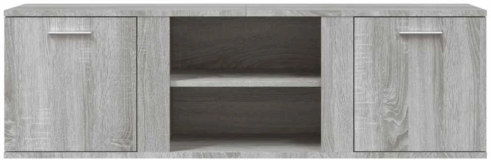 TV staliukas TV spintelė, pilka ąžuolo, 120x34x37cm, apdirbta mediena