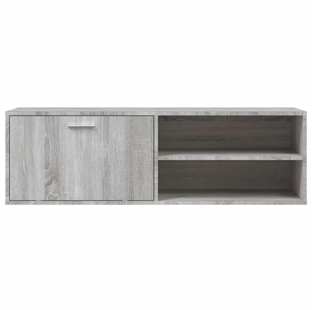 TV staliukas TV spintelė, pilka ąžuolo, 120x34x37cm, apdirbta mediena