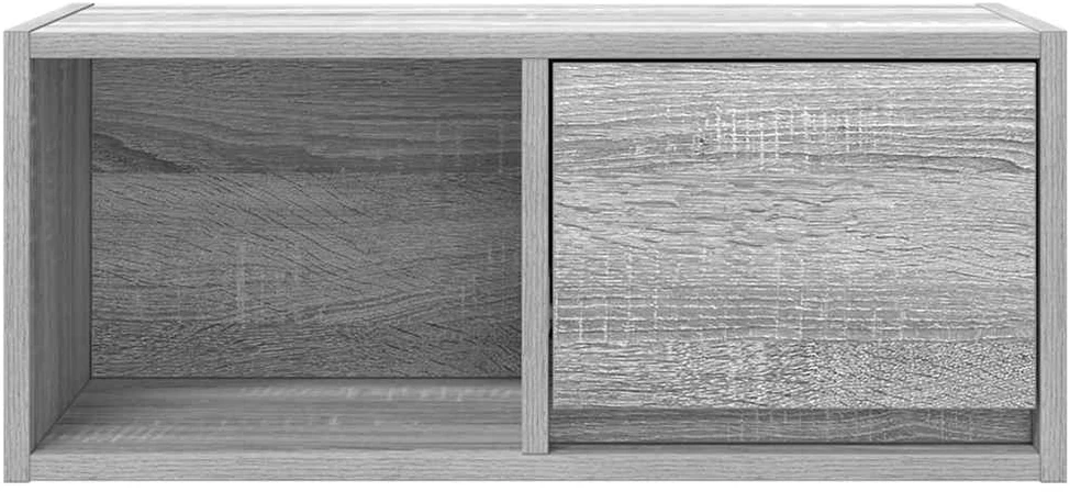 TV staliukas TV spintelė, pilka ąžuolo, 60x31x25,5 cm, apdirbta mediena