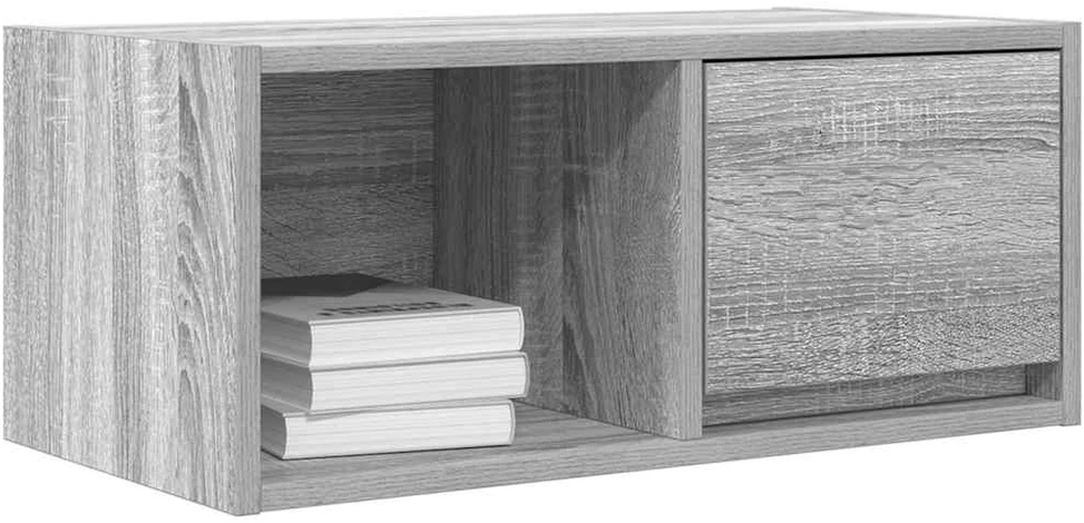 TV staliukas TV spintelė, pilka ąžuolo, 60x31x25,5 cm, apdirbta mediena