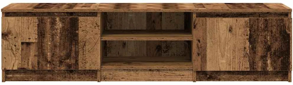 TV staliukas TV spintelė, senovinė mediena, 140x40x36 cm, inžinerinė mediena