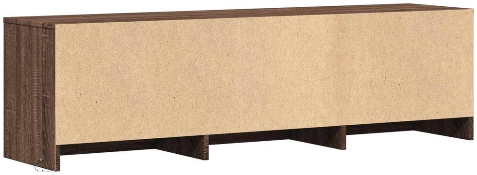 TV staliukas TV spintelė su LED 140 x 34 x 40 cm Rudas ąžuolas