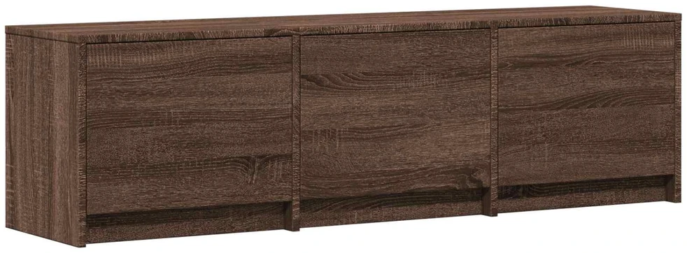 TV staliukas TV spintelė su LED 140 x 34 x 40 cm Rudas ąžuolas