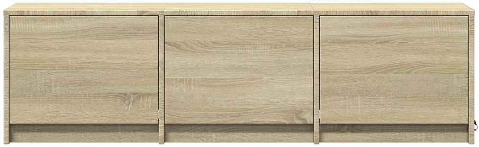 TV staliukas TV spintelė su LED 140 x 34 x 40 cm Sonoma ąžuolas
