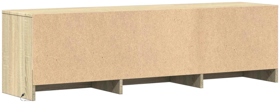 TV staliukas TV spintelė su LED 140 x 34 x 40 cm Sonoma ąžuolas