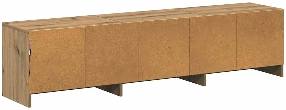 TV staliukas TV spintelė su LED 165 x 34 x 40 cm Meistrų ąžuolas