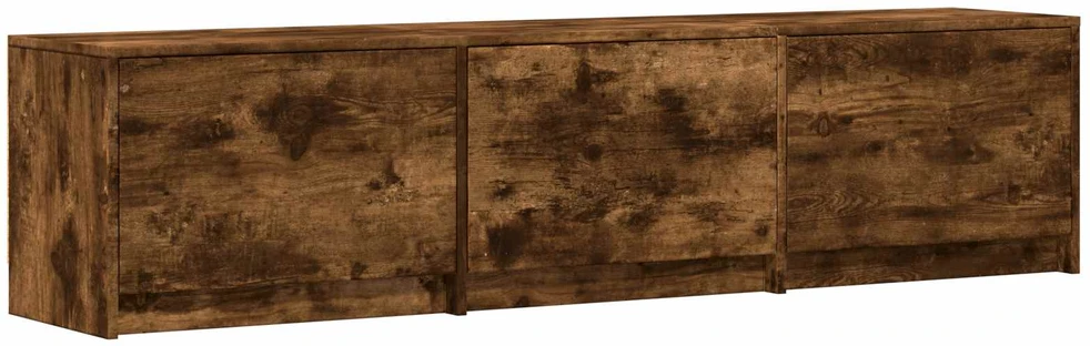 TV staliukas TV spintelė su LED 165 x 34 x 40 cm Rūkytas Ąžuolas