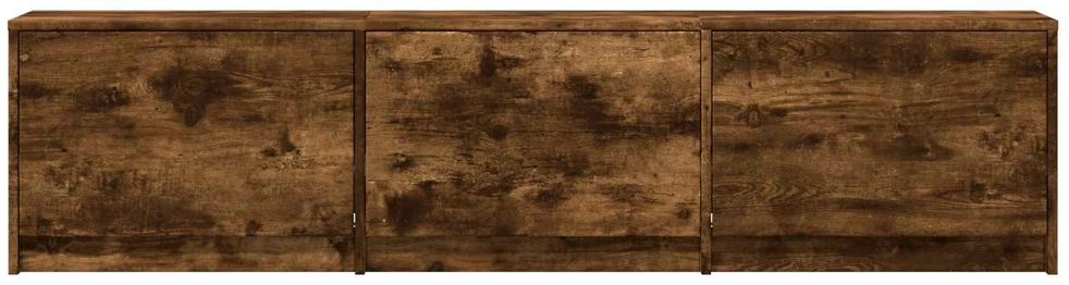 TV staliukas TV spintelė su LED 165 x 34 x 40 cm Rūkytas Ąžuolas