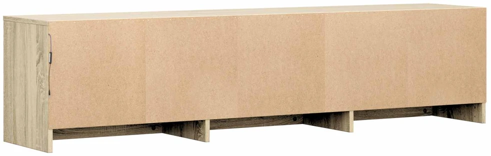 TV staliukas TV spintelė su LED 165 x 34 x 40 cm Sonoma ąžuolas