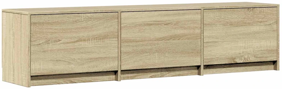 TV staliukas TV spintelė su LED 165 x 34 x 40 cm Sonoma ąžuolas