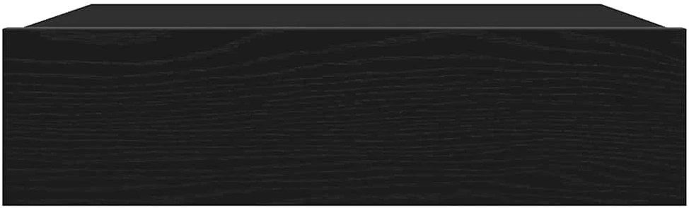 TV staliukas TV spintelė su LED lemputėmis, juodo ąžuolo spalvos, 60x35x15,5 cm