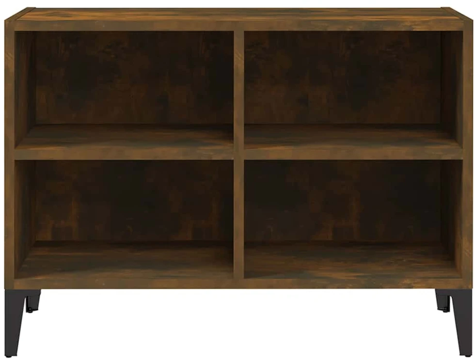 TV staliukas TV spintelė su metalinėmis kojelėmis, ąžuolo, 69,5x30x50cm