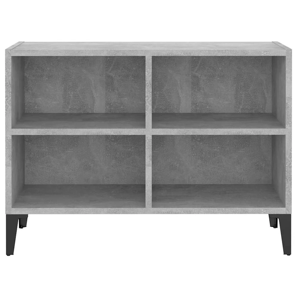 TV spintelė su metalinėmis kojelėmis, pilka, 69,5x30x50cm