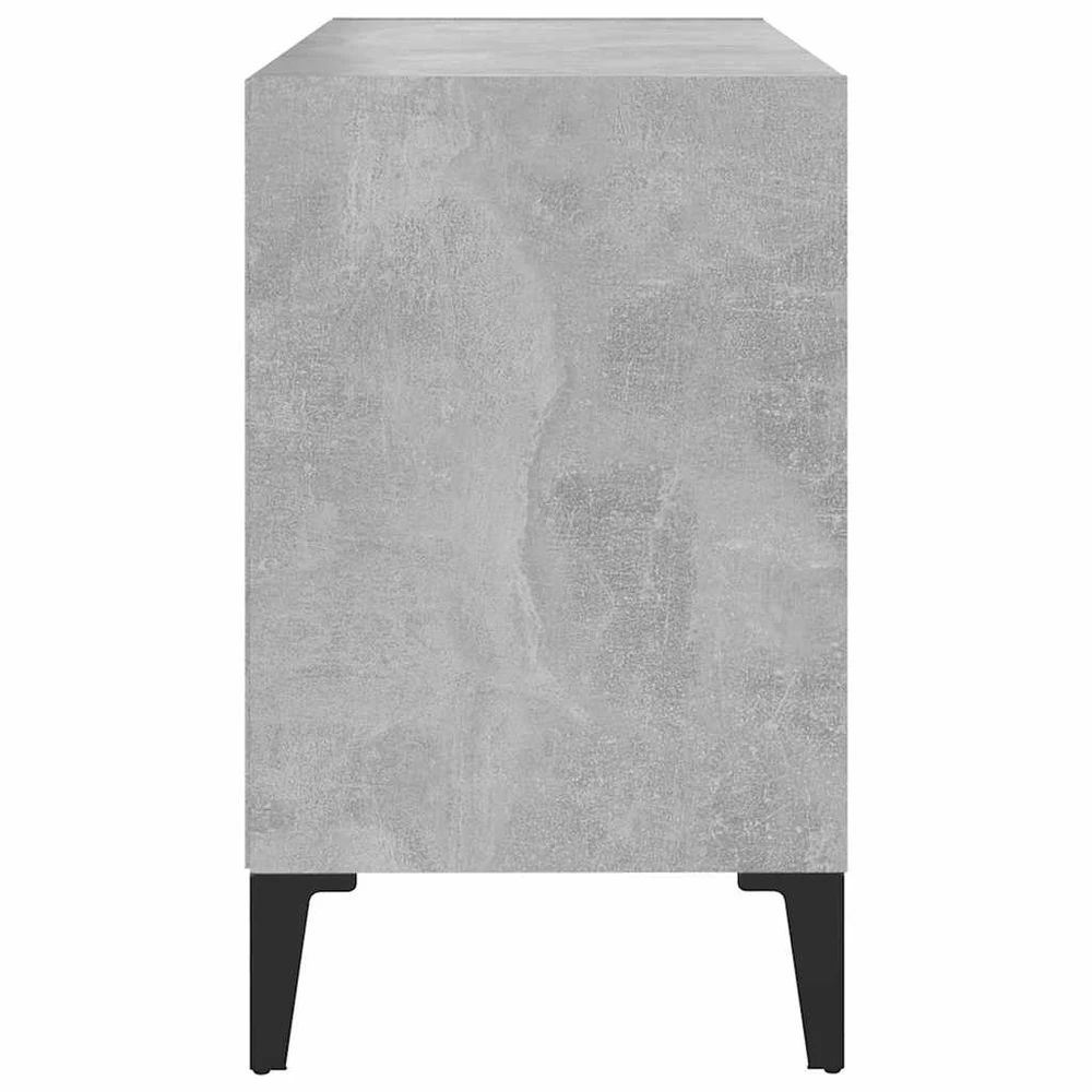 TV spintelė su metalinėmis kojelėmis, pilka, 69,5x30x50cm
