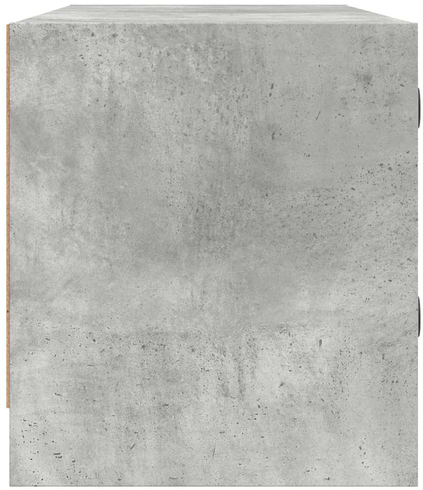 TV staliukas TV spintelė su stiklinėmis durelėmis, betono, 102x37x42cm