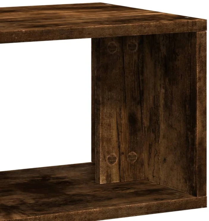TV staliukas TV spintelės, 2vnt., dūminės, 75x30x50cm, apdirbta mediena
