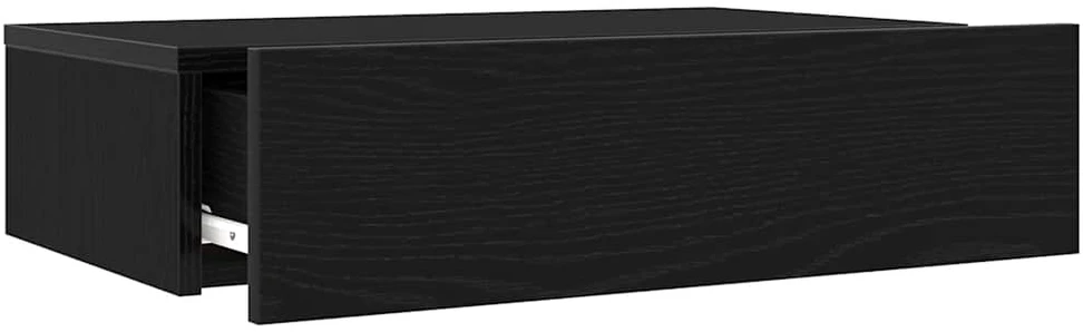 TV staliukas TV spintelės su LED lemputėmis, 2 vnt., juodo ąžuolo spalvos, 60x35x15,5 cm