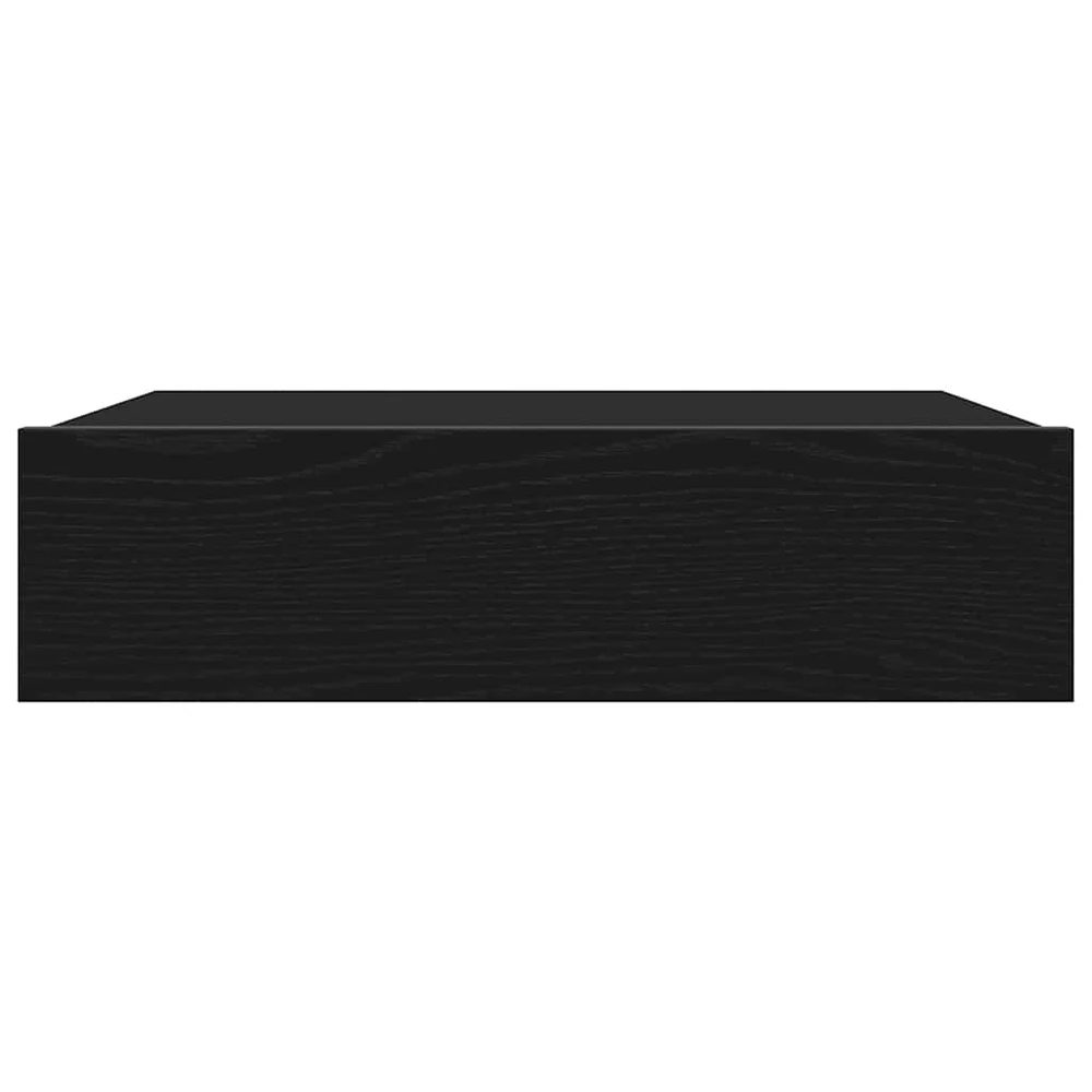 TV staliukas TV spintelės su LED lemputėmis, 2 vnt., juodo ąžuolo spalvos, 60x35x15,5 cm