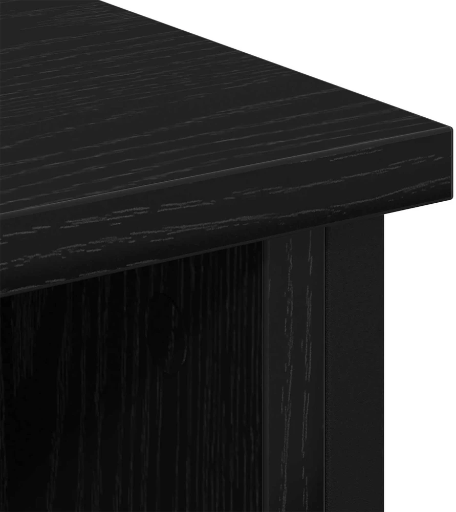 TV staliukas TV spintelių komplektas 100 x 35 x 45 cm Juodas ąžuolas