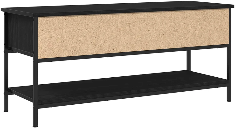 TV staliukas TV spintelių komplektas 100 x 35 x 45 cm Juodas ąžuolas