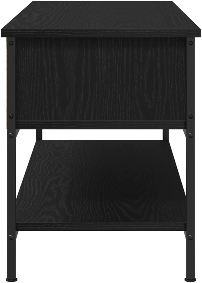 TV staliukas TV spintelių komplektas 100 x 35 x 45 cm Juodas ąžuolas