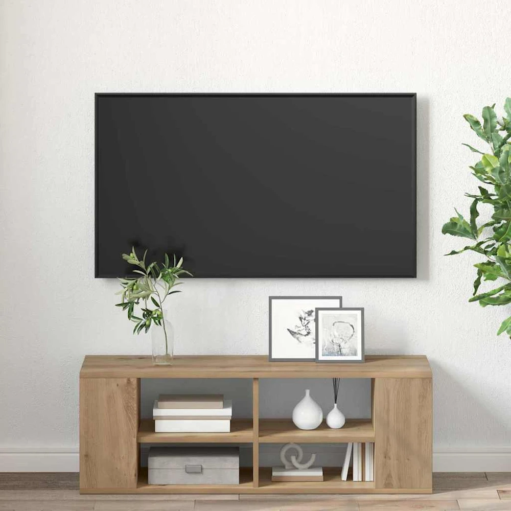 TV staliukas TV spintelių komplektas 102 x 35 x 35 cm Amatininkų ąžuolas