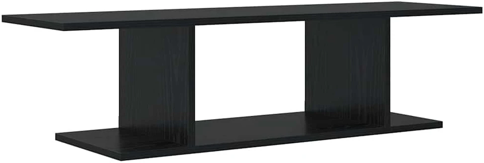 TV staliukas TV spintelių komplektas 103 x 30 x 26,5 cm Juoda