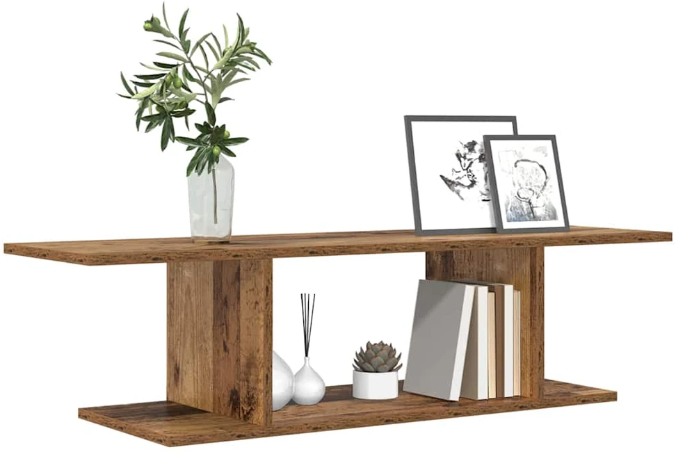 TV staliukas TV spintelių komplektas 103 x 30 x 26,5 cm Ruda
