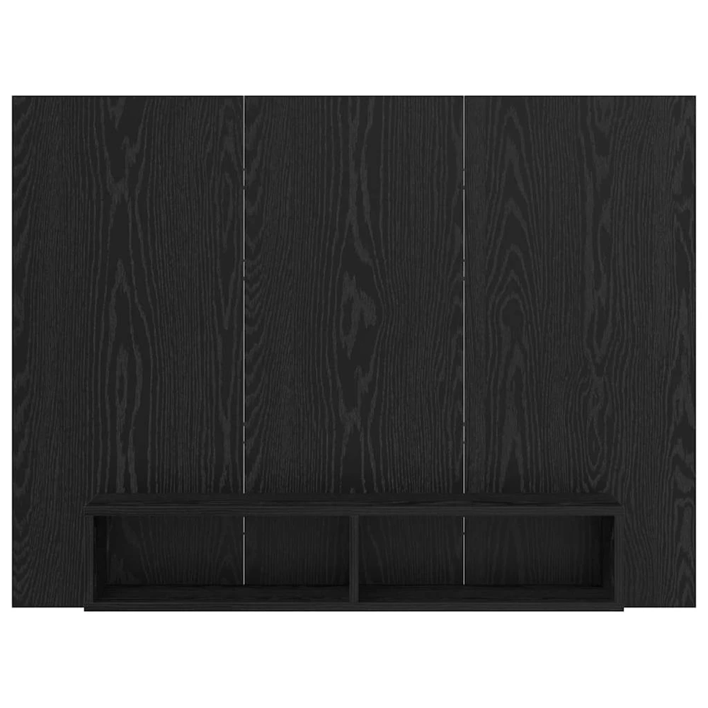 TV staliukas TV spintelių komplektas 120 x 23,5 x 90 cm Juodas ąžuolas