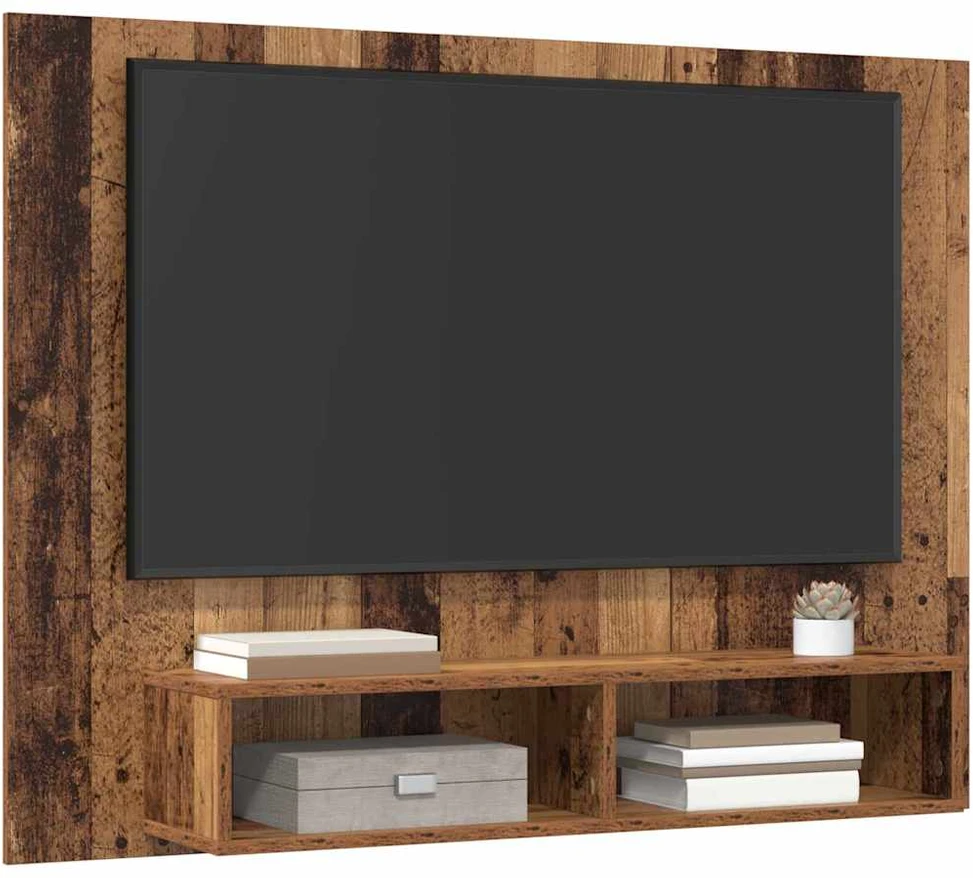 TV staliukas TV spintelių komplektas 120 x 23,5 x 90 cm Senovinis medis