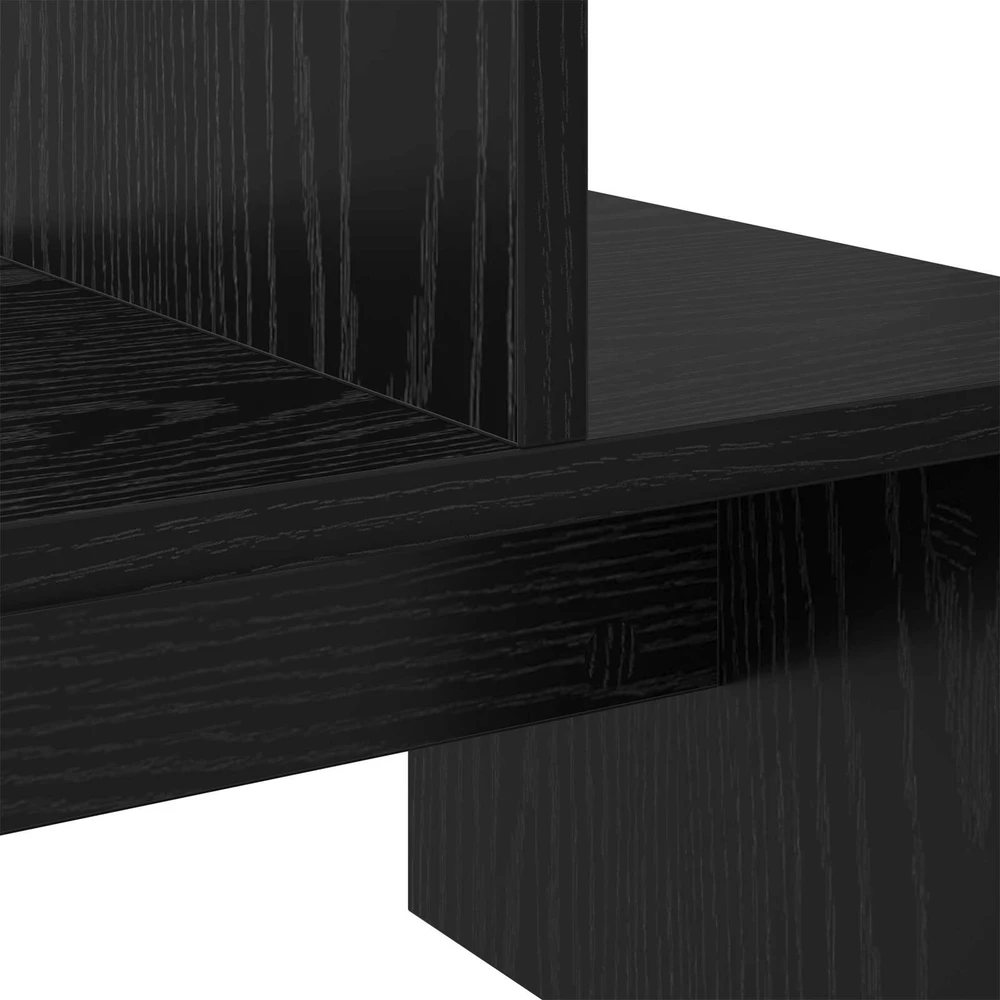 TV staliukas TV spintelių komplektas 180,5 x 30 x 43 cm Juodas ąžuolas
