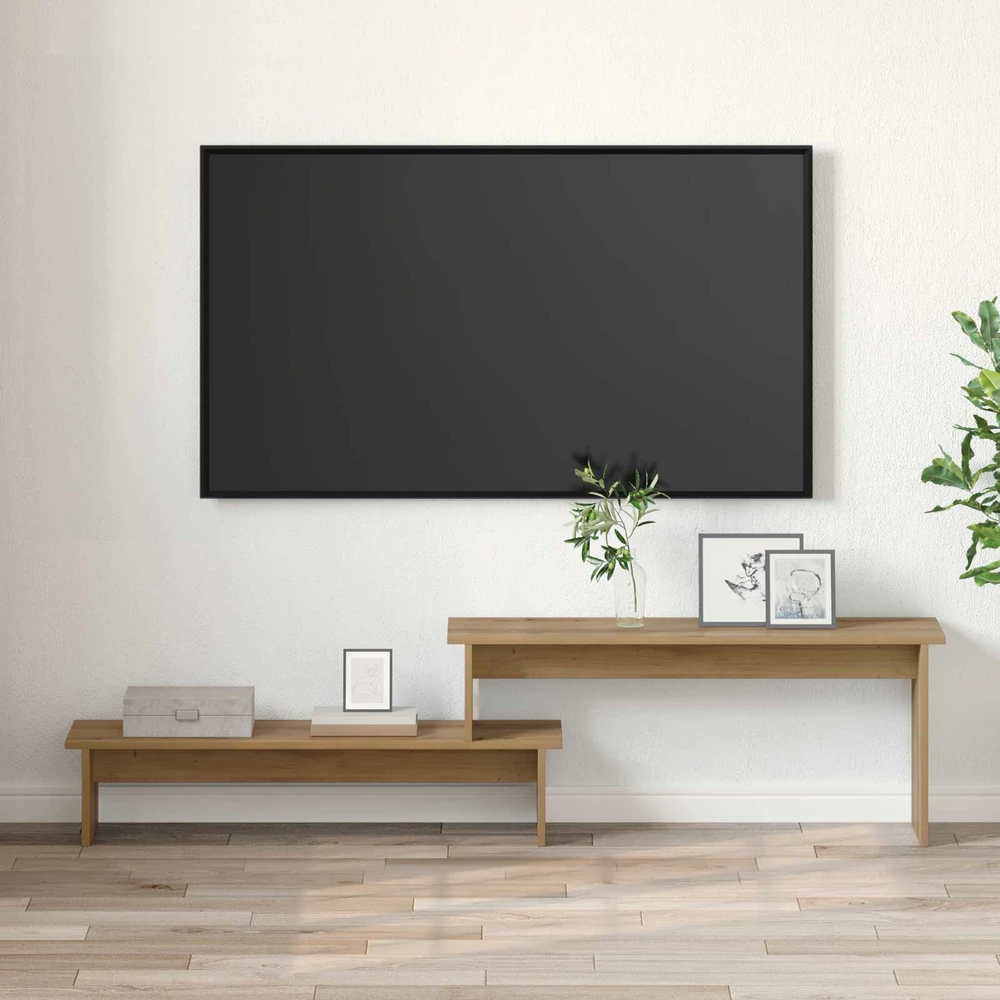 TV staliukas TV spintelių komplektas 180,5 x 30 x 43 cm Amatininkų ąžuolas