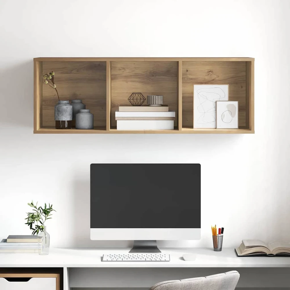 TV staliukas TV spintelių komplektas 37 x 37 x 107 cm Amatininkų ąžuolas